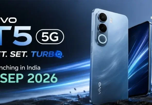 Vivo T5 5G smartphone teaser image ahead of its India launch