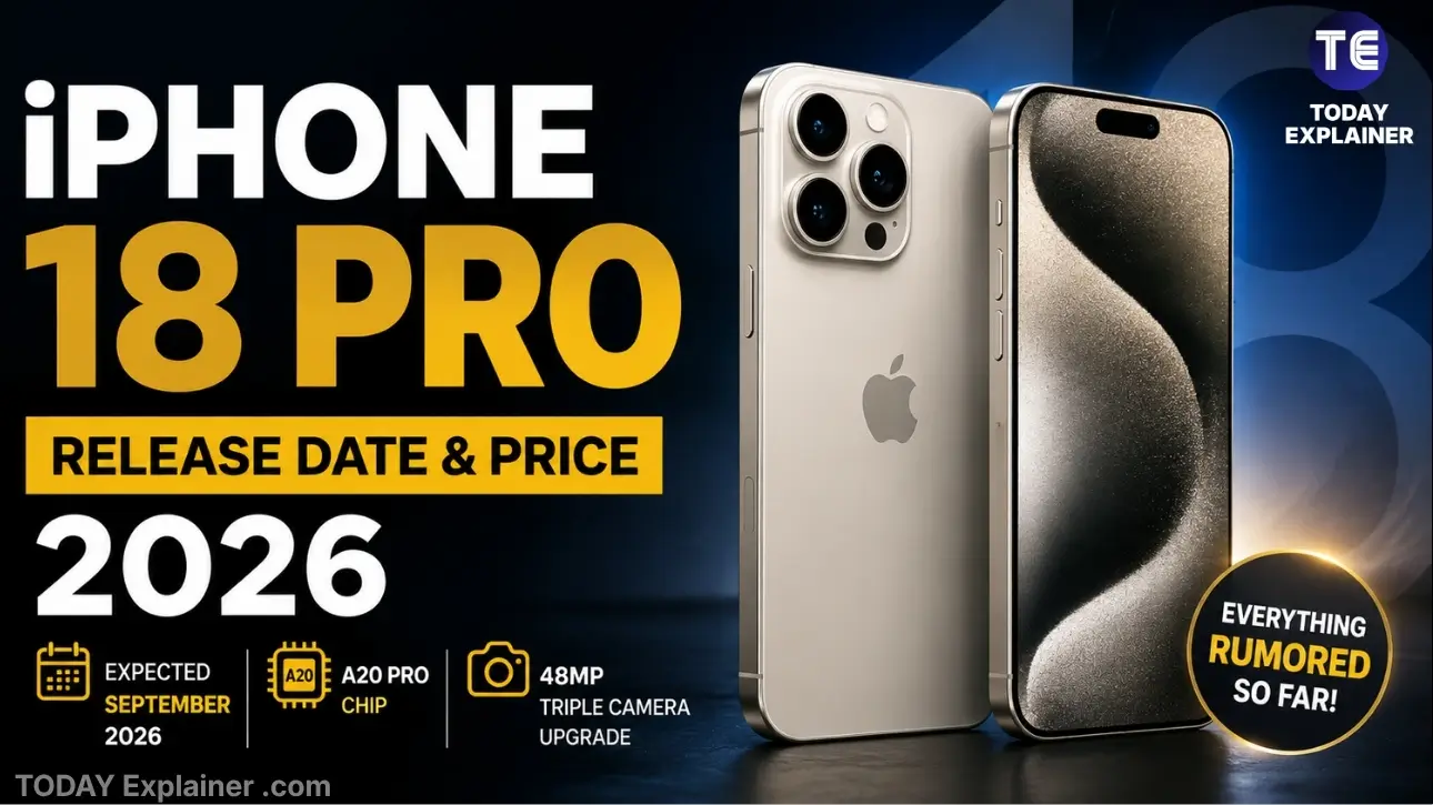 iPhone 18 Pro leaked render shown ahead of Apple's September 2026 event