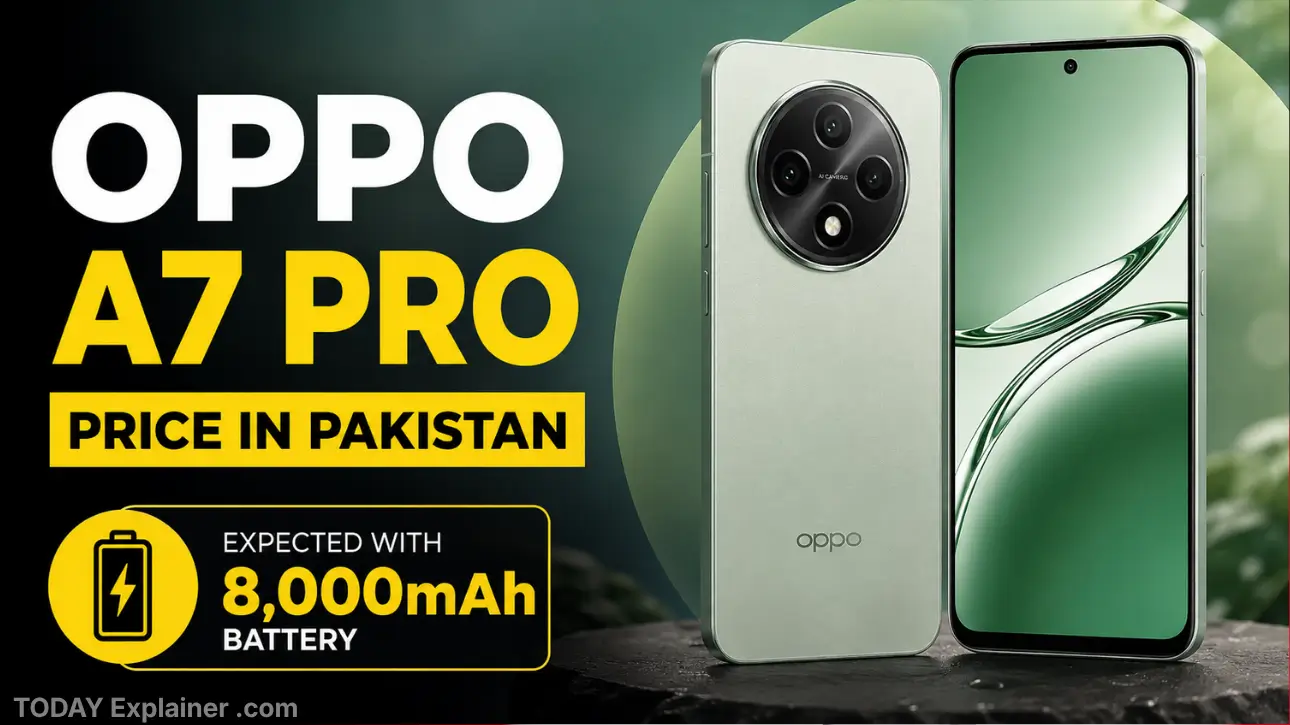 Oppo A7 Pro next to the larger Oppo A7 Pro Max for comparison